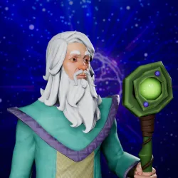 Cosmic Male Wizard #3780
