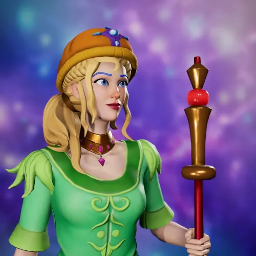 Cosmic Female Wizard #6183