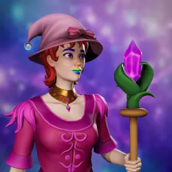 Cosmic Female Wizard #6555