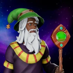 Cosmic Male Wizard #2970