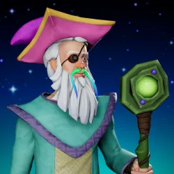 Cosmic Male Wizard #1154