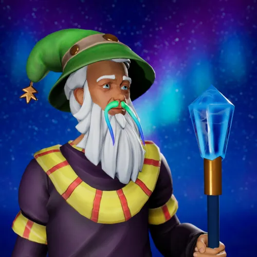 Cosmic Male Wizard #9695