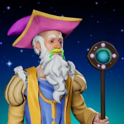 Cosmic Male Wizard #4151