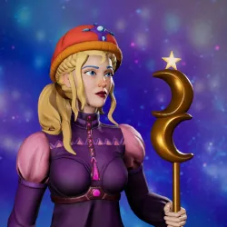 Cosmic Female Wizard #8982