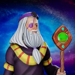 Cosmic Male Wizard #8701