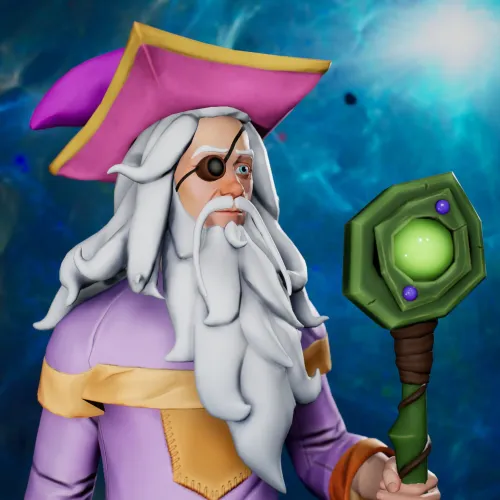 Cosmic Male Wizard #1666