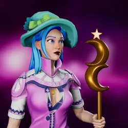 Cosmic Female Wizard #2565