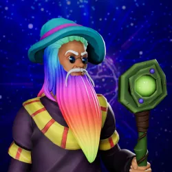 Cosmic Male Wizard #1079