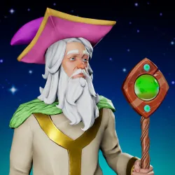 Cosmic Male Wizard #3547