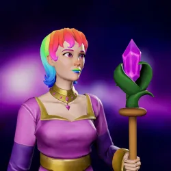 Cosmic Female Wizard #6038