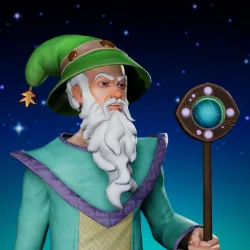 Cosmic Male Wizard #9816