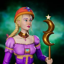 Cosmic Female Wizard #968