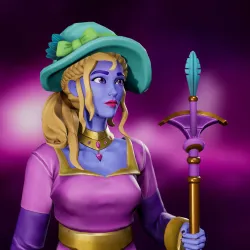 Cosmic Female Wizard #4815