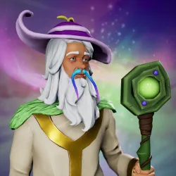 Cosmic Male Wizard #8988