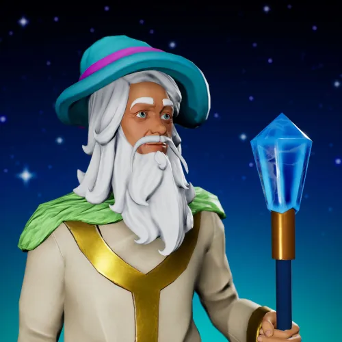 Cosmic Male Wizard #6720