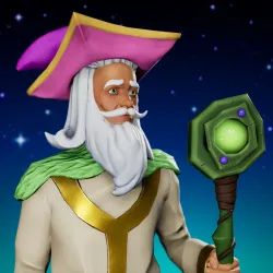 Cosmic Male Wizard #2862