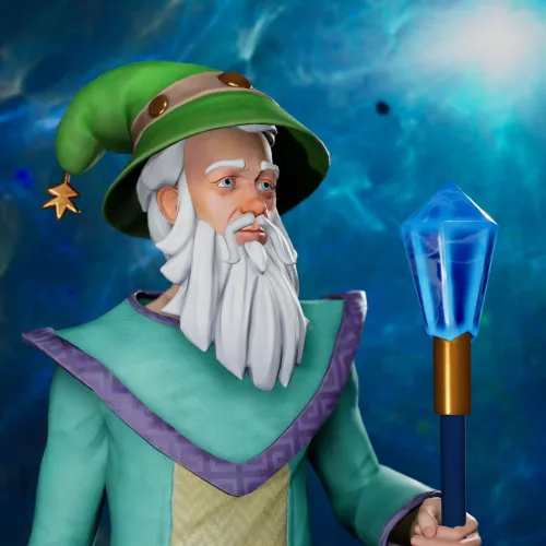 Cosmic Male Wizard #9719