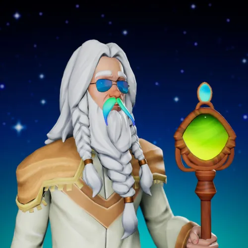 Cosmic Male Wizard #3115