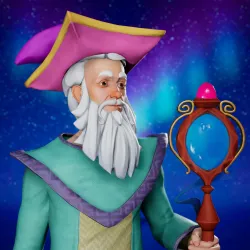 Cosmic Male Wizard #6406