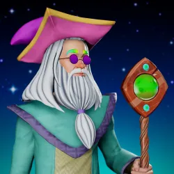 Cosmic Male Wizard #7812