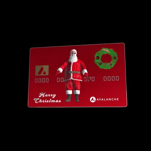 Merry Christmas Meta Card lover