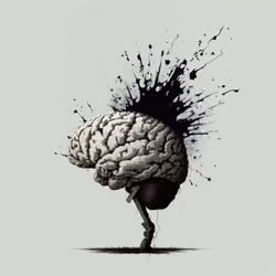 Mind's Explosive Canvas