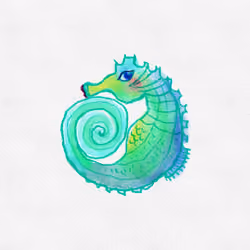 Round Sea Horse