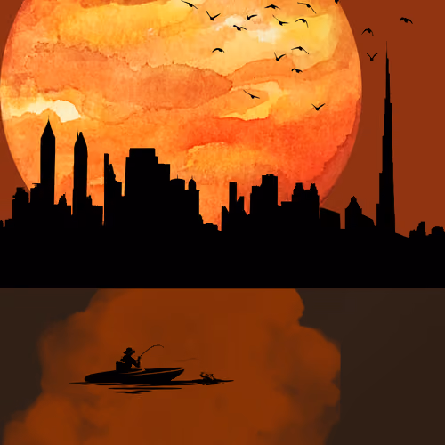 silhouette evening