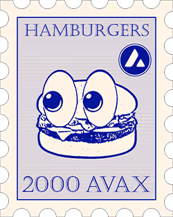 Burger Stamps