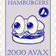 Burger Stamps