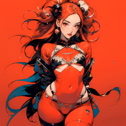 Harajuku Waifu (red)