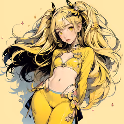 Harajuku Waifu (yellow)