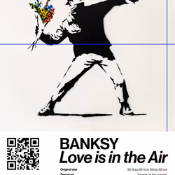 Banksy | Love Is In The Air #5096