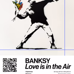 Banksy | Love Is In The Air #9288