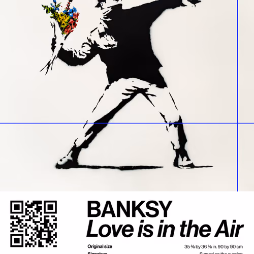 Banksy | Love Is In The Air #7394