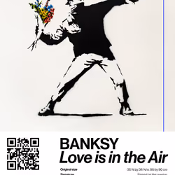 Banksy | Love Is In The Air #94