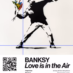Banksy | Love Is In The Air #8732