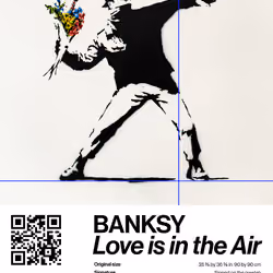 Banksy | Love Is In The Air #9166