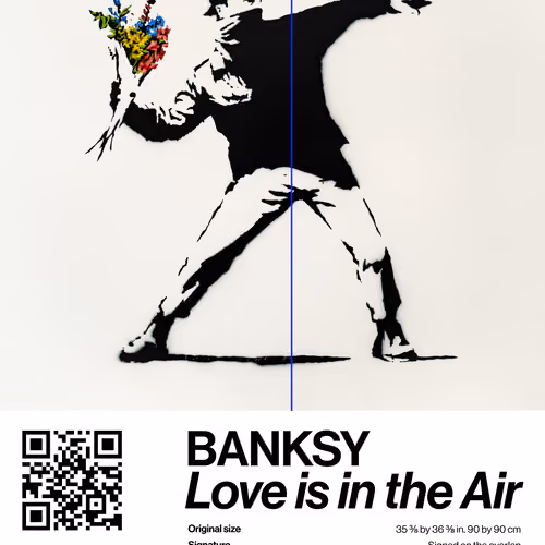 Banksy | Love Is In The Air #1254