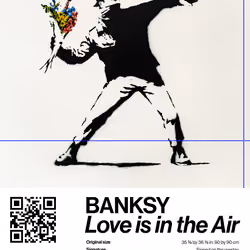 Banksy | Love Is In The Air #8198