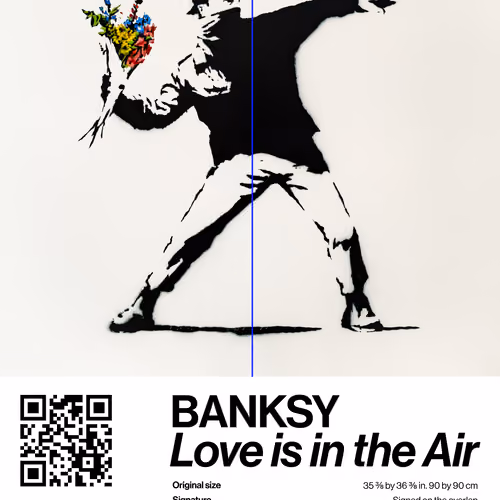 Banksy | Love Is In The Air #2351