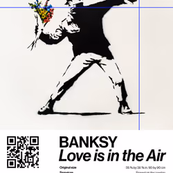 Banksy | Love Is In The Air #2981