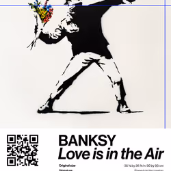 Banksy | Love Is In The Air #2897
