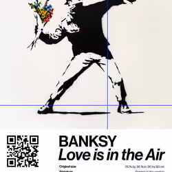 Banksy | Love Is In The Air #8663