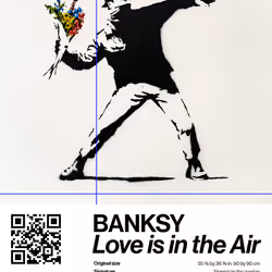 Banksy | Love Is In The Air #9636