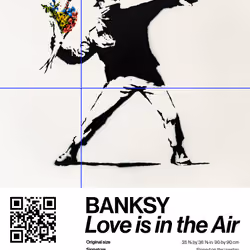 Banksy | Love Is In The Air #6033