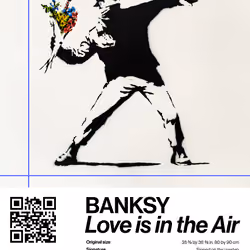 Banksy | Love Is In The Air #9512