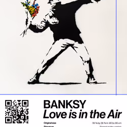 Banksy | Love Is In The Air #9992
