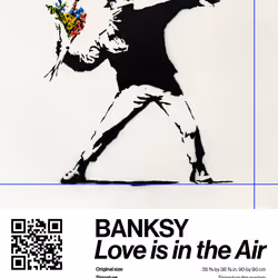 Banksy | Love Is In The Air #9192
