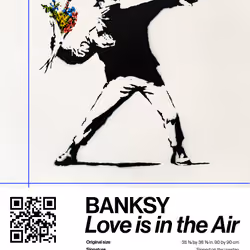 Banksy | Love Is In The Air #9812